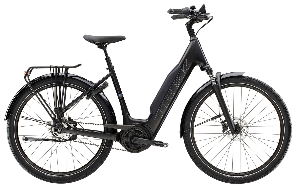 Trek District+ 4 Lowstep – sähköpyörä, 75 Nm, 800 Wh