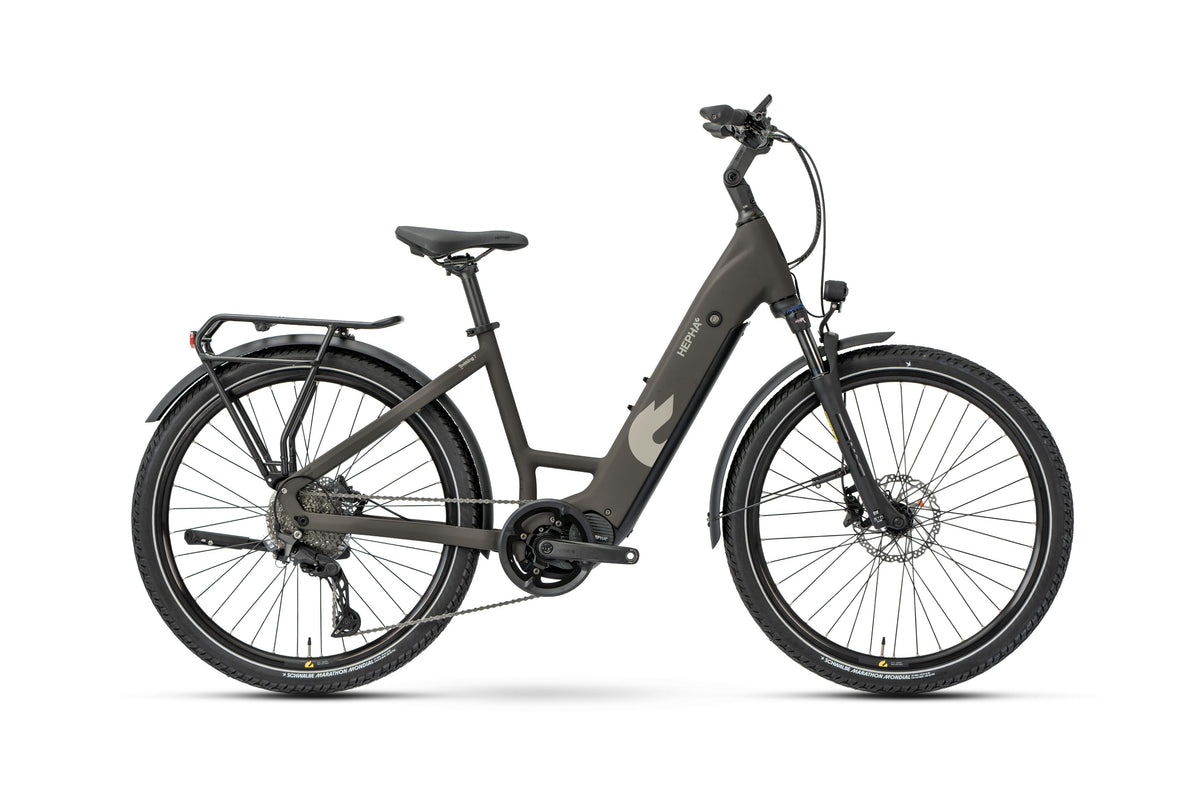Hepha Trekking 7 Ultra Low Step – sähköhybridipyörä, 100 Nm, 800 Wh