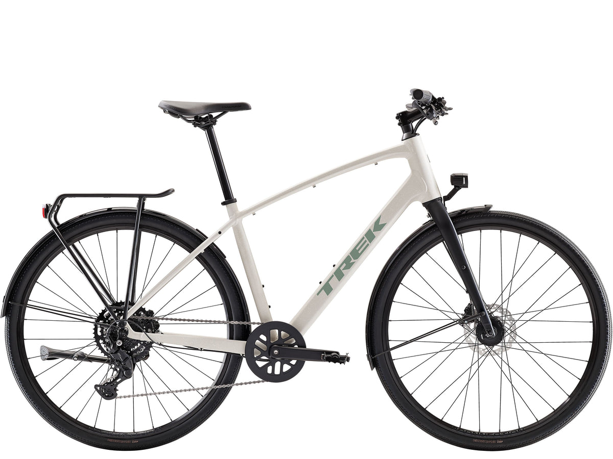 Trek FX Sport AL Equipped – hybridipyörä, vähäpäästöinen alumiini