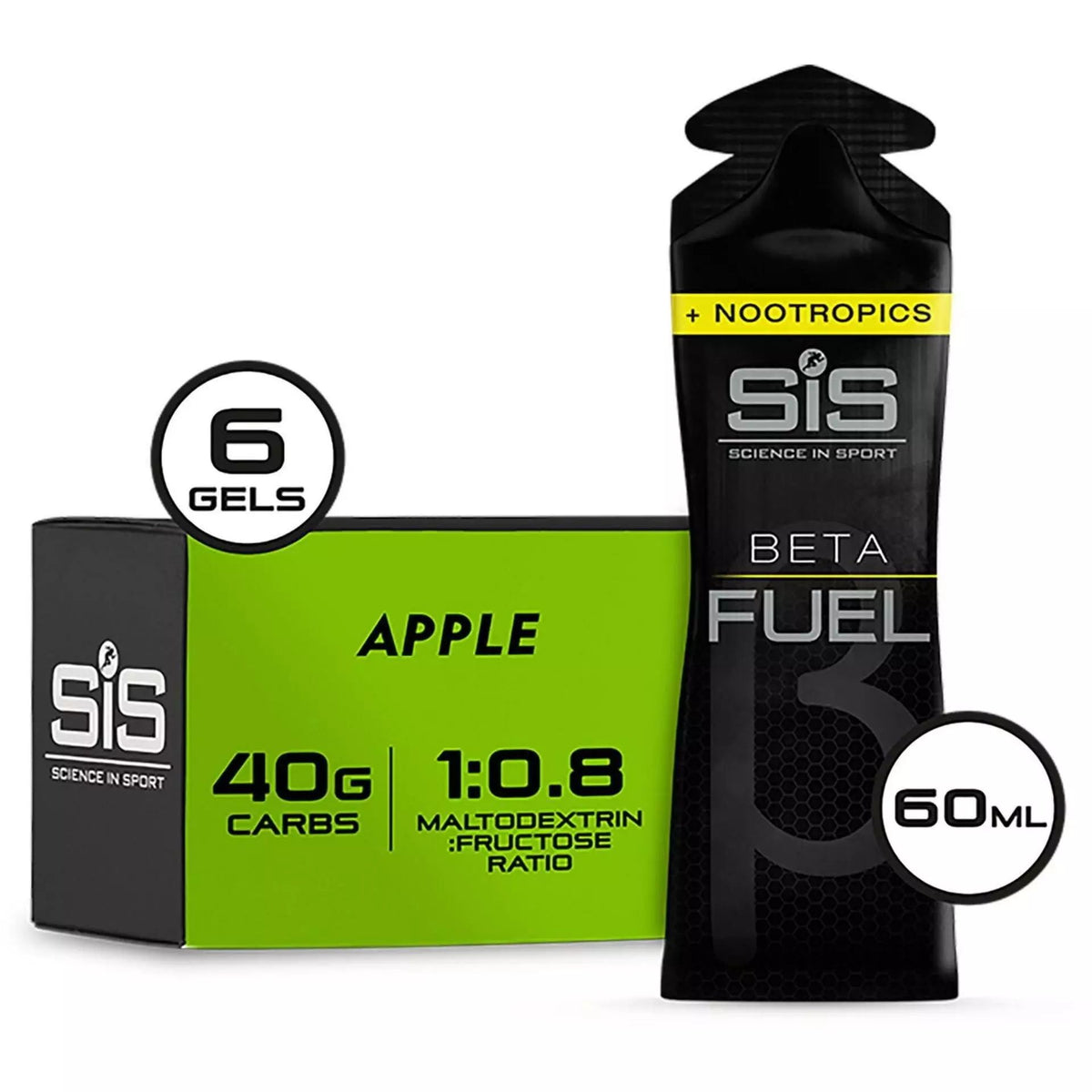 SIS Beta Fuel + Noortropics Geeli 6-pack Omena 6 x 60ml