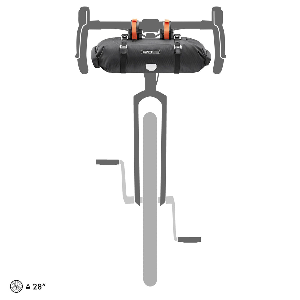 Ortlieb tankolaukku Handlebar-Pack 9 L Musta