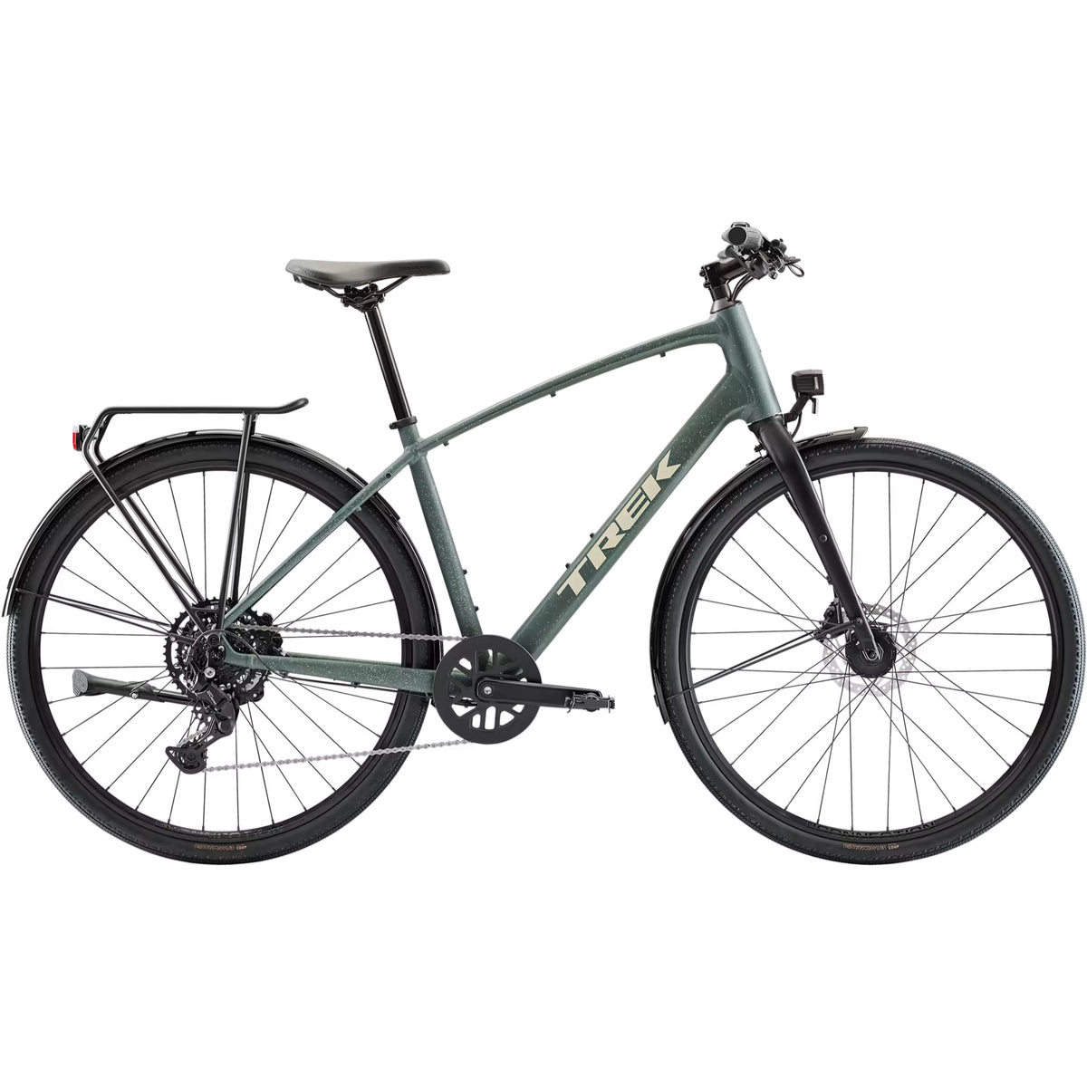 Trek FX Sport AL Equipped – hybridipyörä, vähäpäästöinen alumiini