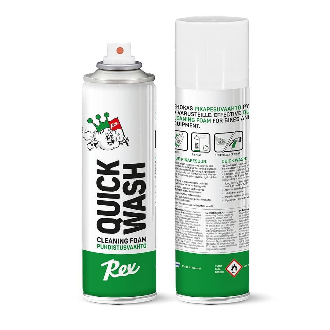 Rex Quick Wash – pyörän vaahtopesuaine, vedetön puhdistus