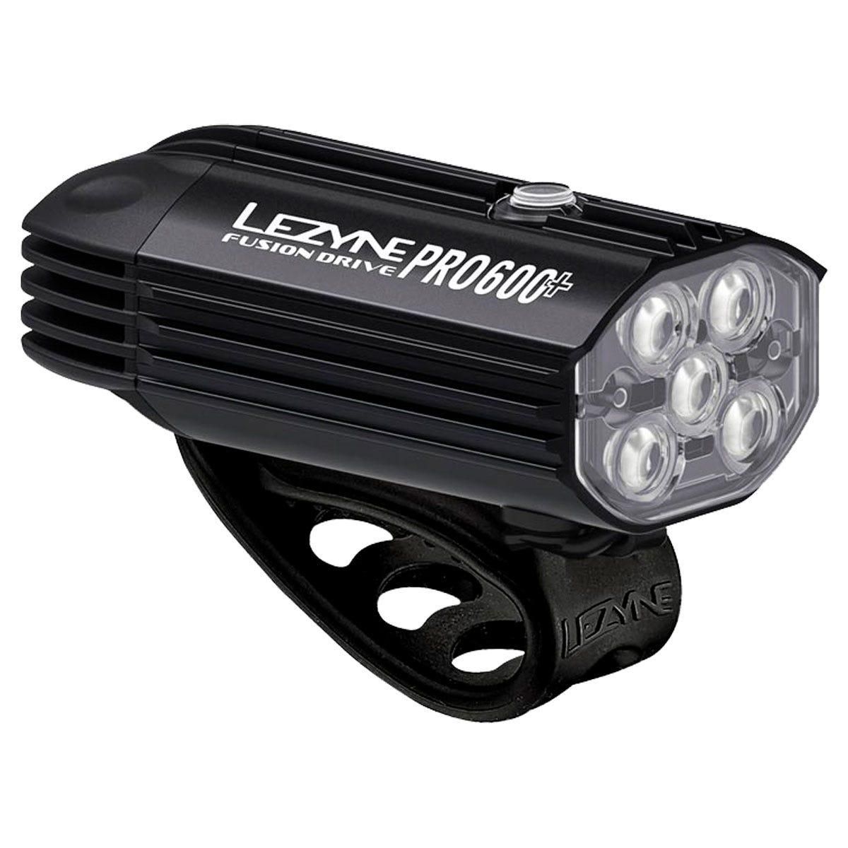 Lezyne Ladattava etuvalo Fusion Drive Pro 600  musta